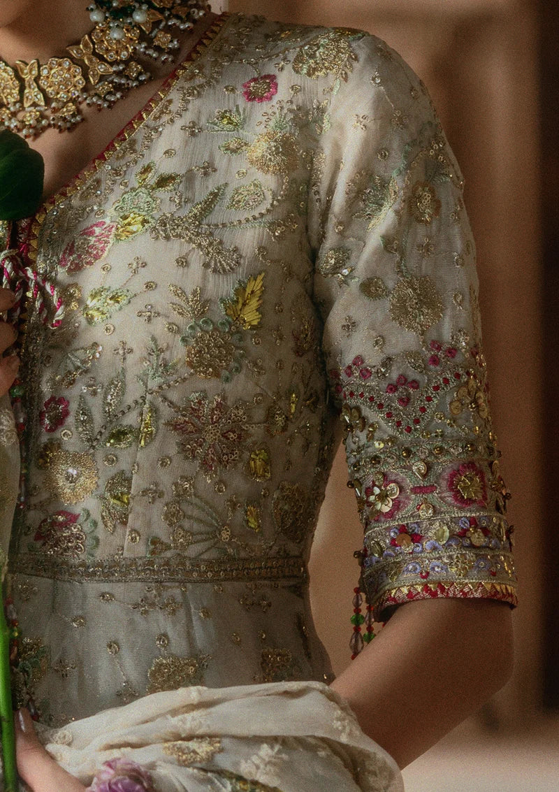 Aik Atelier Unstitched Embroidered Chiffon 3 Piece Suit AIK26UAAW B2602 - Wedding Collection