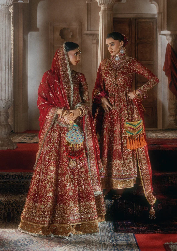 Aik Atelier Unstitched Embroidered Chiffon 3 Piece Suit AIK26UAAW B2604 - Wedding Collection
