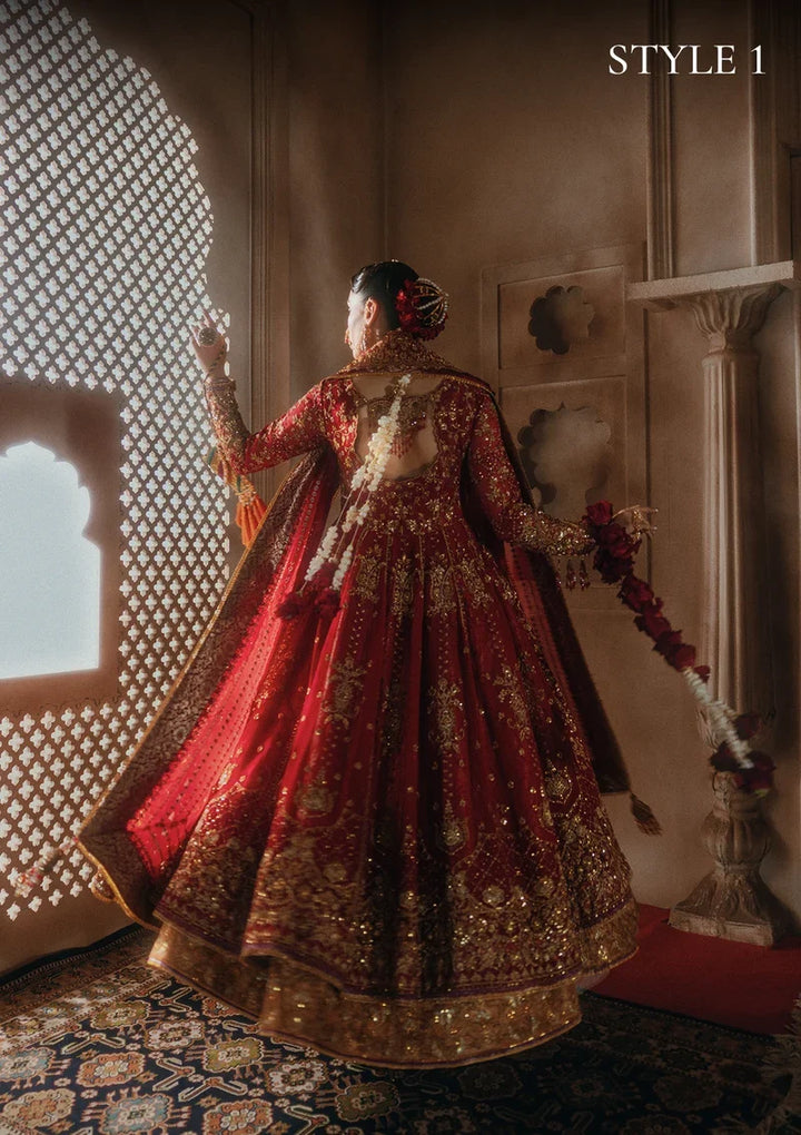 Aik Atelier Unstitched Embroidered Chiffon 3 Piece Suit AIK26UAAW B2604 - Wedding Collection