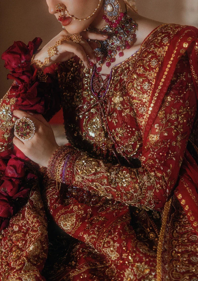 Aik Atelier Unstitched Embroidered Chiffon 3 Piece Suit AIK26UAAW B2604 - Wedding Collection