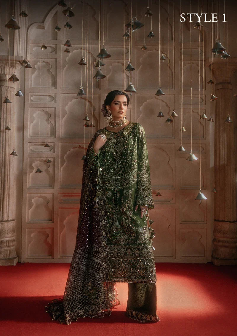 Aik Atelier Unstitched Embroidered Medium Silk 3 Piece Suit AIK26UAAW B2605 - Wedding Collection