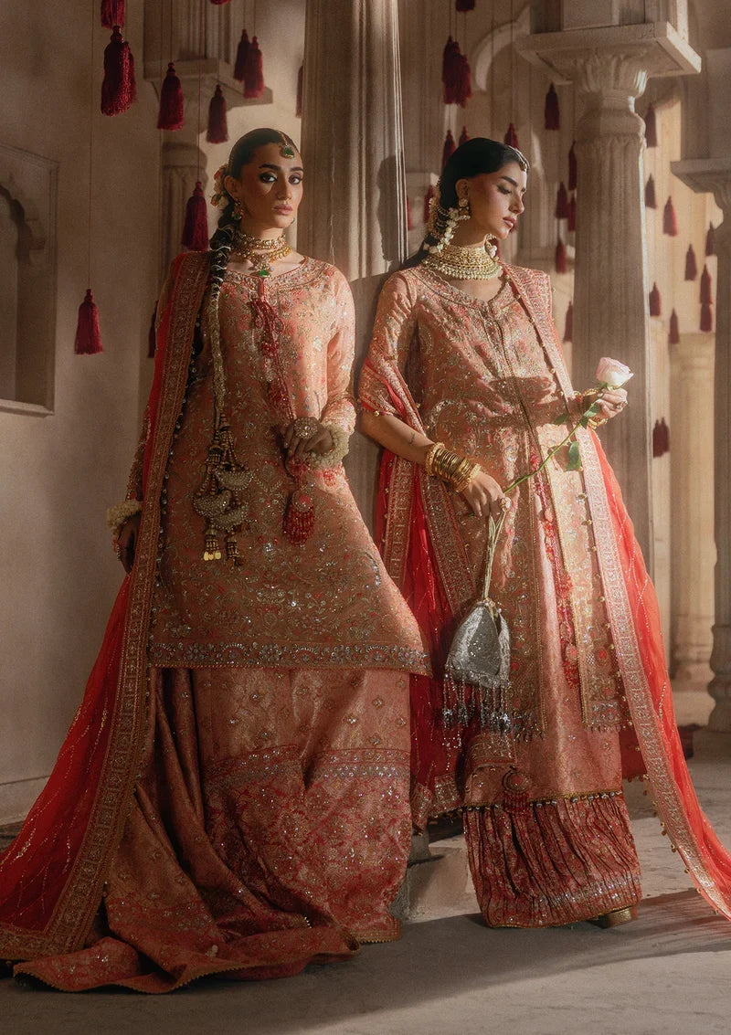Aik Atelier Unstitched Embroidered Khaadi Net 3 Piece Suit AIK26UAAW B2606 - Wedding Collection