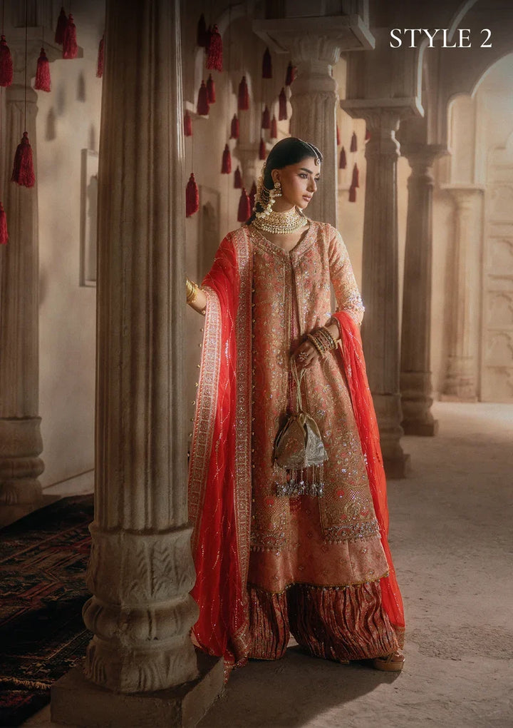 Aik Atelier Unstitched Embroidered Khaadi Net 3 Piece Suit AIK26UAAW B2606 - Wedding Collection