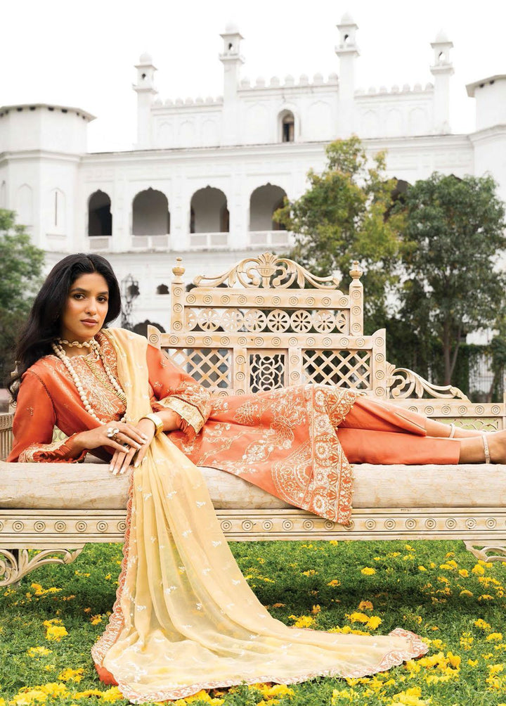 Aik Atelier Embroidered Lawn Suits Unstitched 3 Piece AIK23M Look 03 - Luxury Collection