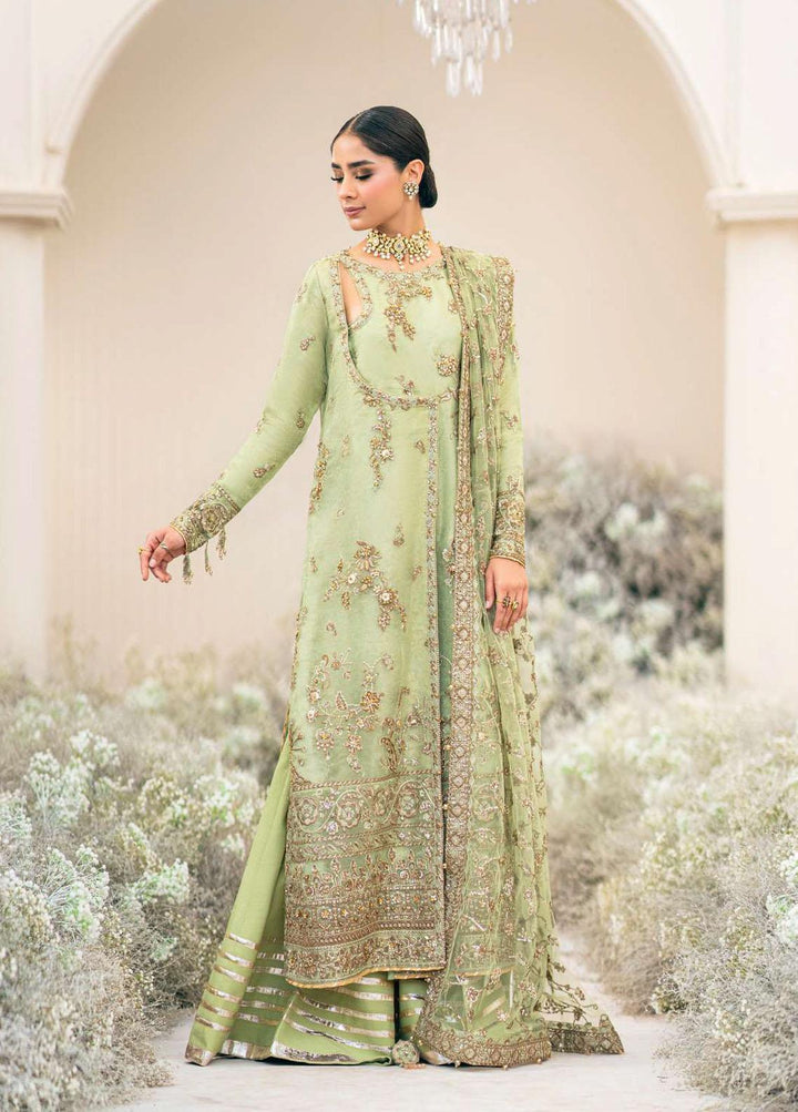 Aik Atelier Embroidered Organza Suits Unstitched 3 Piece AIK23WD Look 03 - Luxury Collection