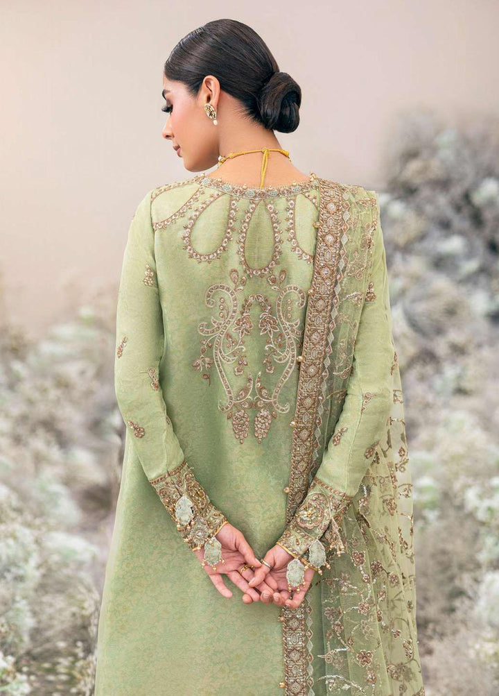 Aik Atelier Embroidered Organza Suits Unstitched 3 Piece AIK23WD Look 03 - Luxury Collection