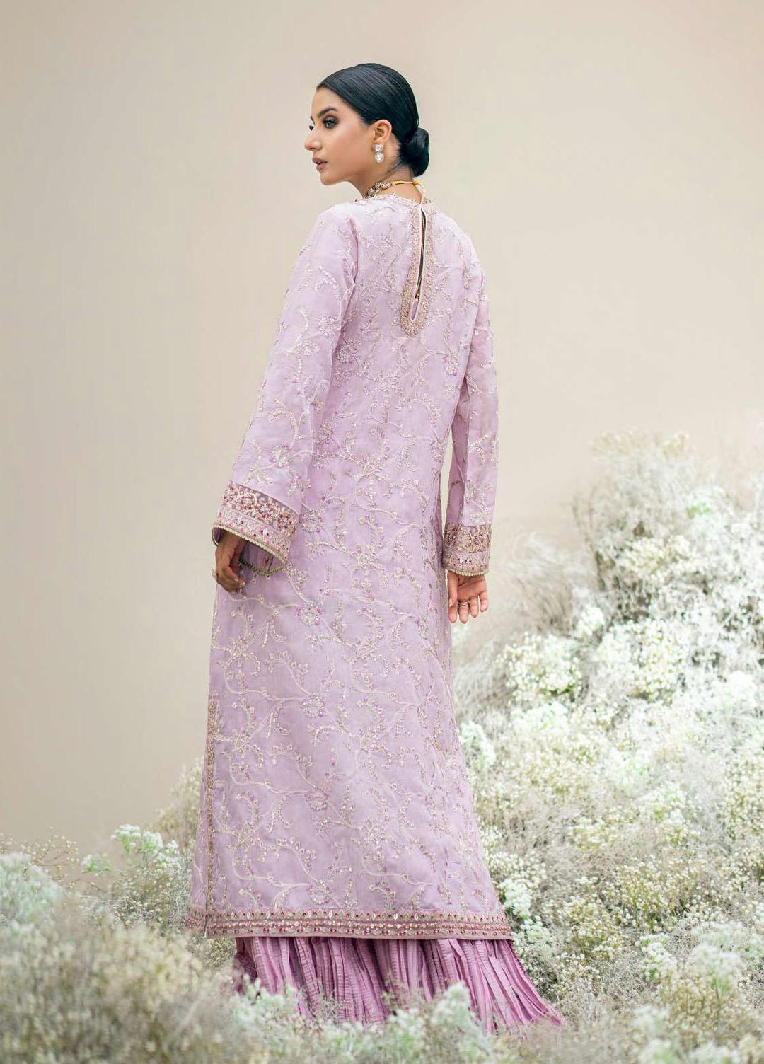 Aik Atelier Embroidered Silk Suits Unstitched 2 Piece AIK23WD Look 06 - Luxury Collection