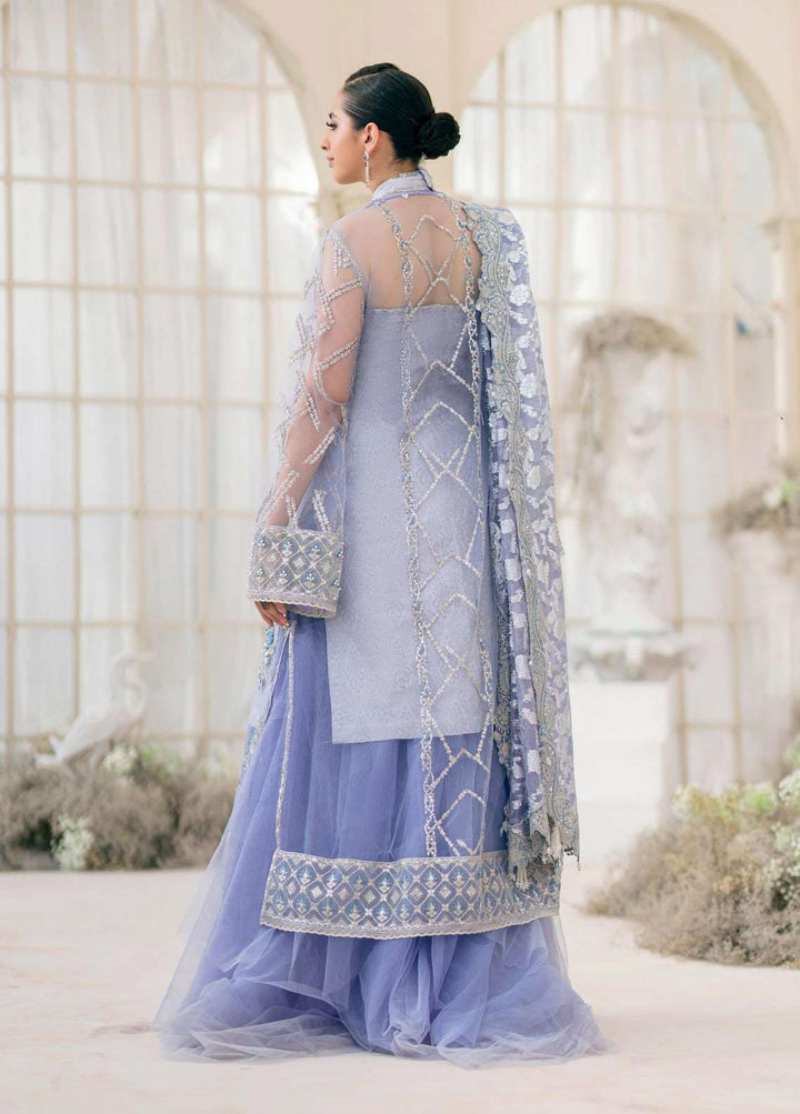 Aik Atelier Embroidered Net Suits Unstitched 3 Piece AIK23WD Look 08 - Luxury Collection