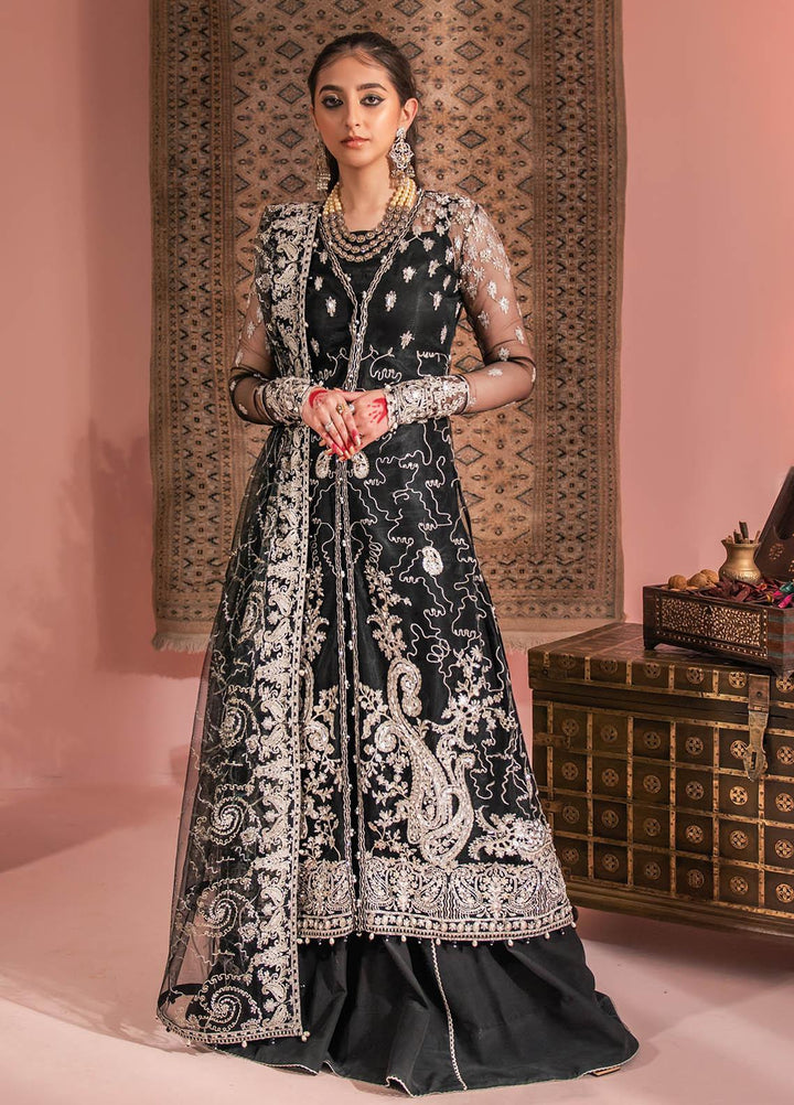 AIK Atelier Embroidered Net Suits Unstitched 3 Piece AIK23WF Look 06 - Luxury Collection
