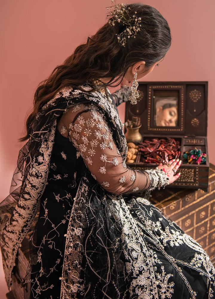 AIK Atelier Embroidered Net Suits Unstitched 3 Piece AIK23WF Look 06 - Luxury Collection