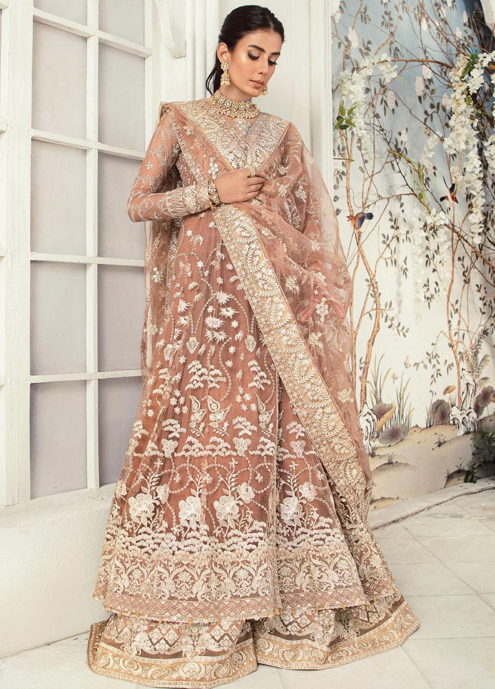 AIK Atelier Embroidered Net Suits Unstitched 3 Piece AIK22WF Look-03 - Luxury Collection