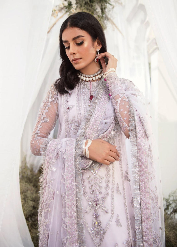 AIK Atelier Embroidered Net Suits Unstitched 3 Piece AIK22WF Look-04 - Luxury Collection