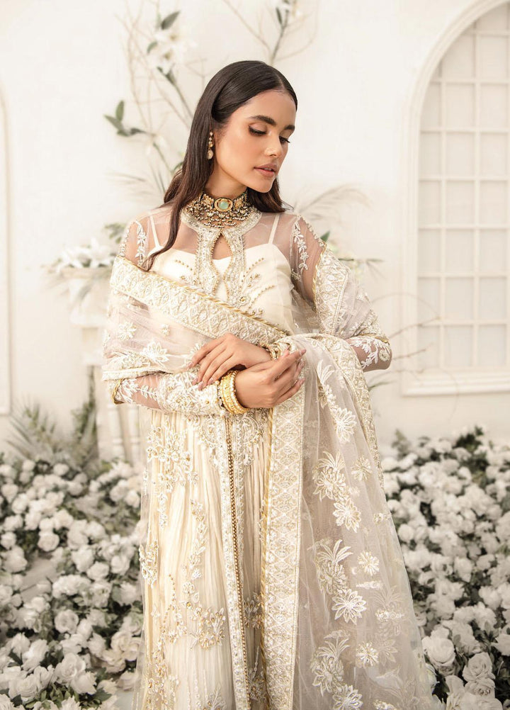 AIK Atelier Embroidered Net Suits Unstitched 3 Piece AIK22WF Look-06 - Luxury Collection