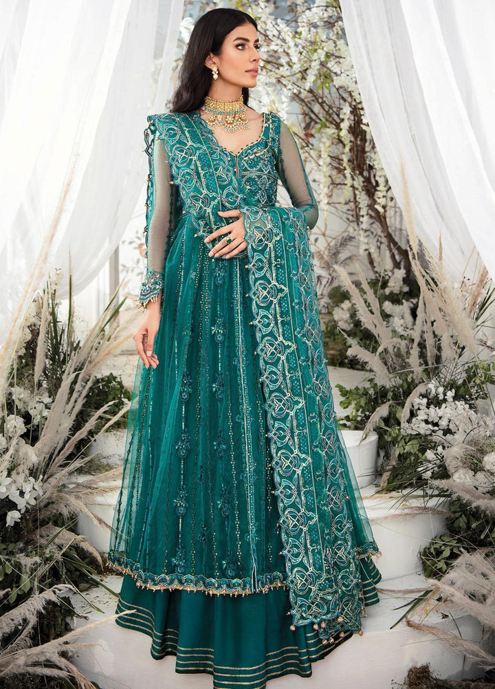 AIK Atelier Embroidered Net Suits Unstitched 3 Piece AIK22WF Look-08 - Luxury Collection
