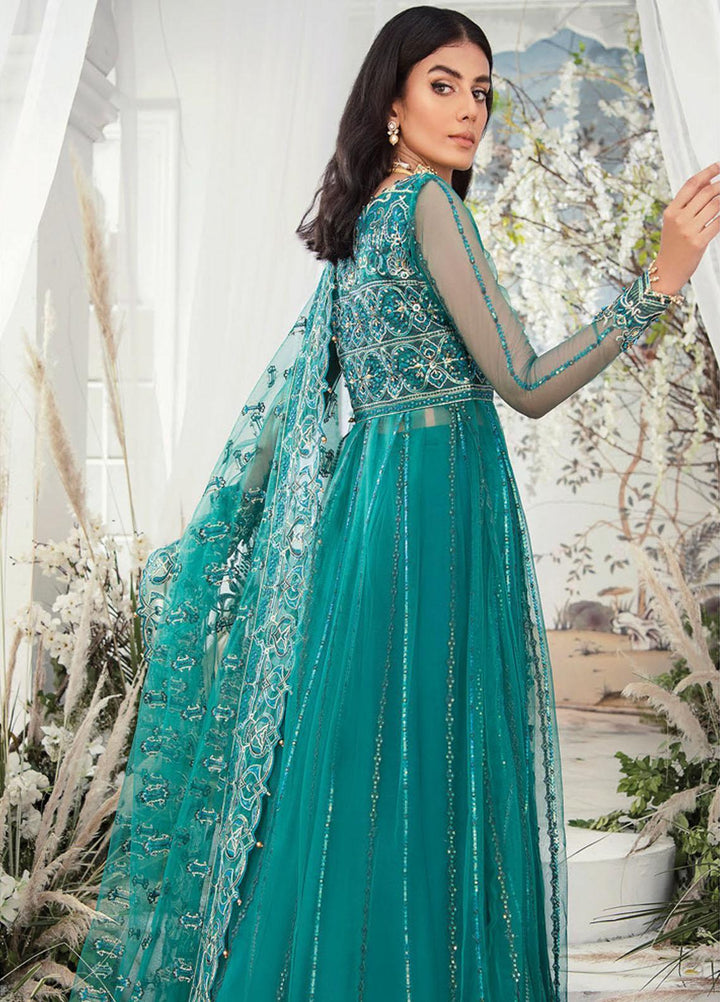 AIK Atelier Embroidered Net Suits Unstitched 3 Piece AIK22WF Look-08 - Luxury Collection