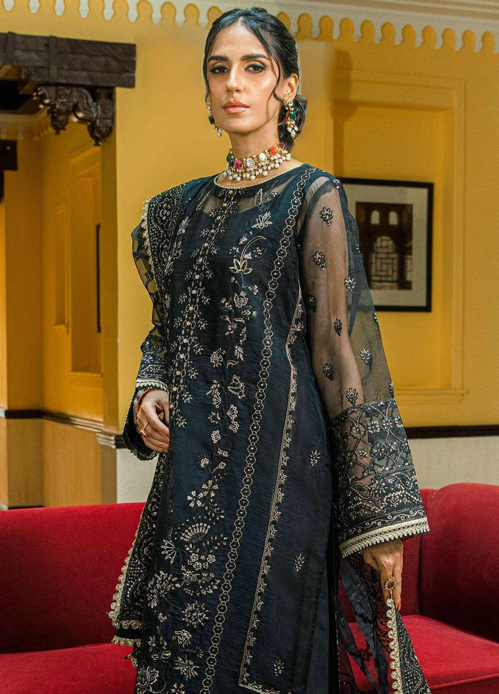 Aik Aterlier Embroidered Organza Suits Unstitched 3 Piece AIK23GL Look-08 - Luxury Collection