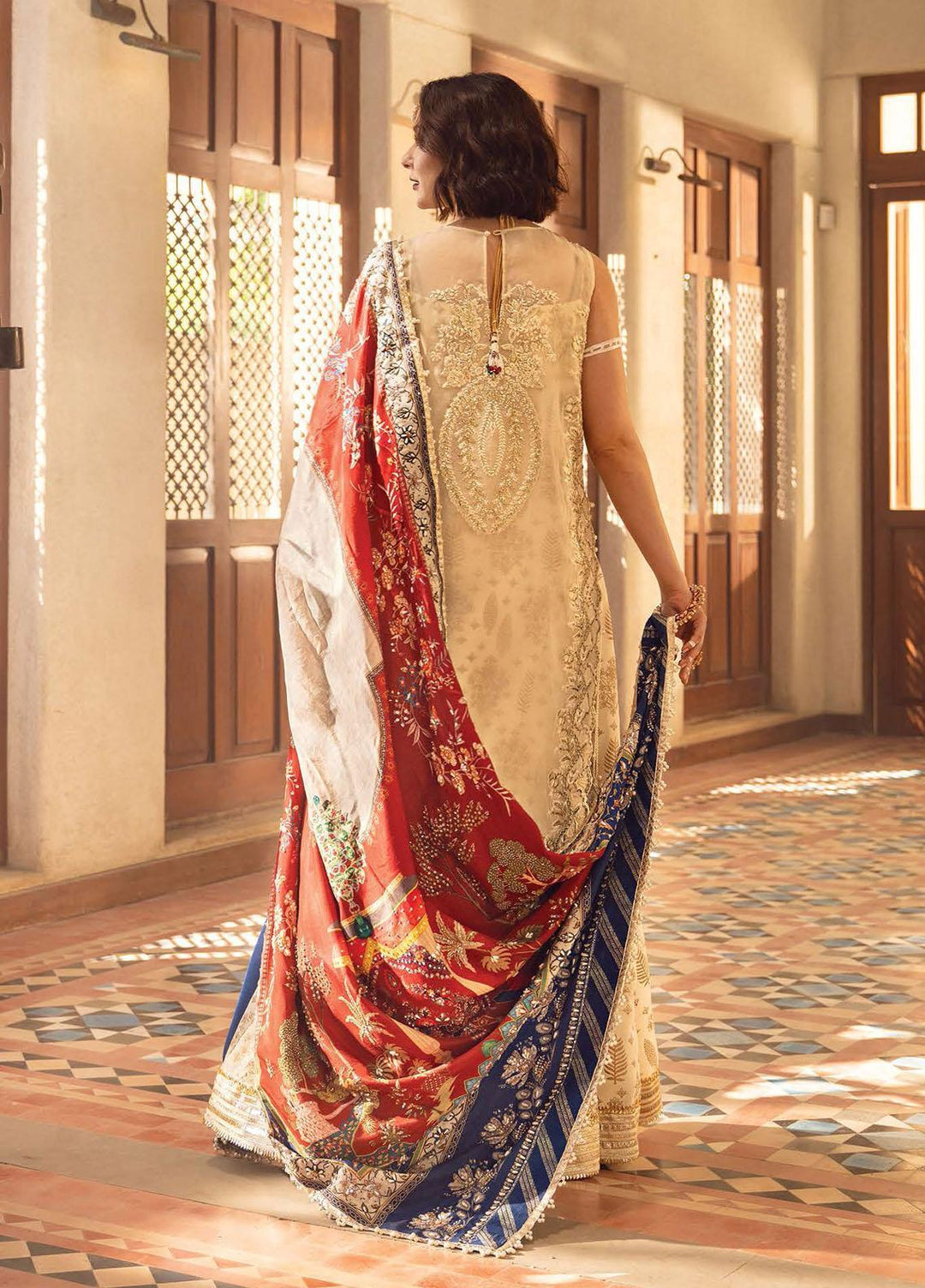 Aik Jhalak by Crimson Embroidered  Suits Unstitched 3 Piece CR22AJ D1 - Luxury Wedding Collection