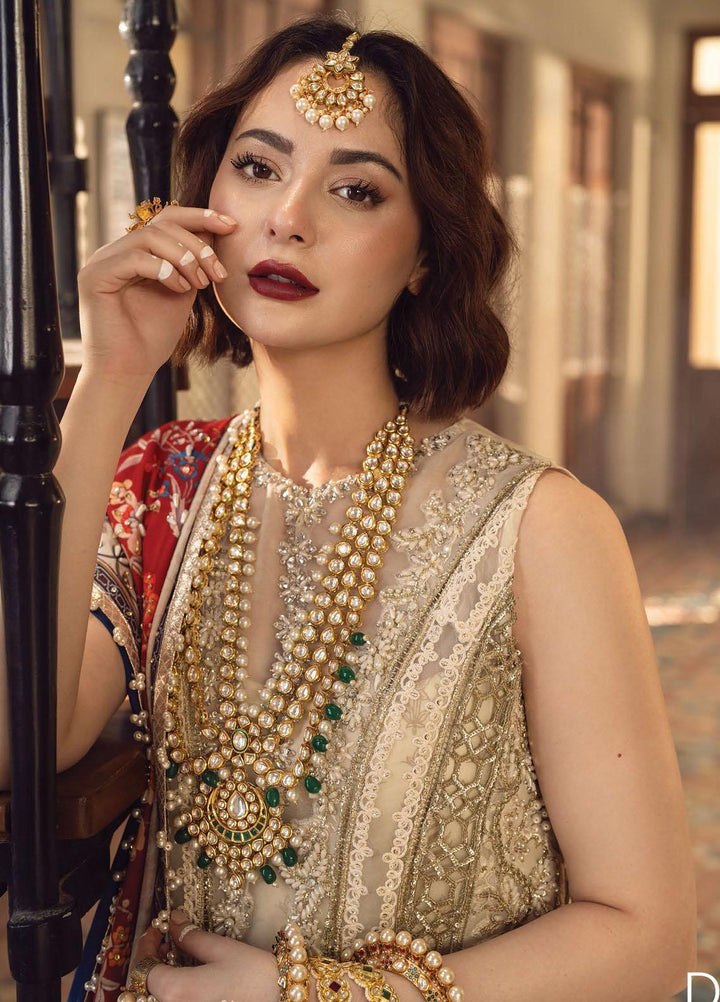 Aik Jhalak by Crimson Embroidered  Suits Unstitched 3 Piece CR22AJ D1 - Luxury Wedding Collection