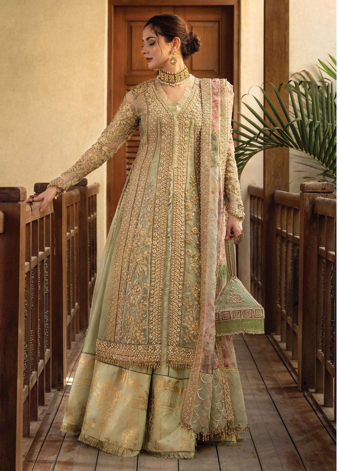Aik Jhalak by Crimson Embroidered  Suits Unstitched 3 Piece CR22AJ D3 - Luxury Wedding Collection