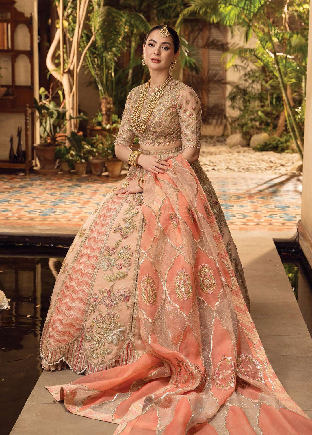 Aik Jhalak by Crimson Embroidered  Suits Unstitched 3 Piece CR22AJ D5 - Luxury Wedding Collection