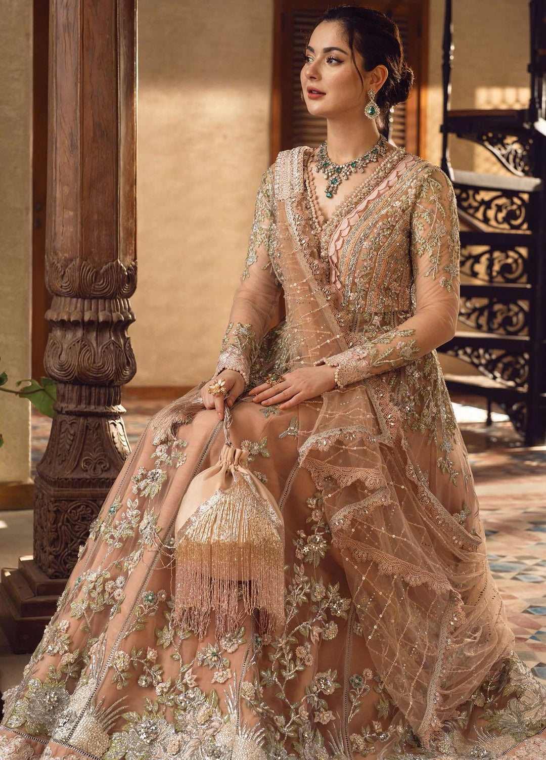 Aik Jhalak by Crimson Embroidered  Suits Unstitched 3 Piece CR22AJ D8 - Luxury Wedding Collection