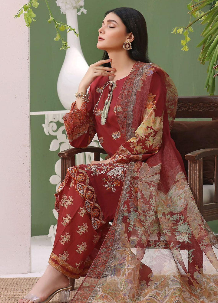 Ainy By Khas Embroidered Lawn Suits Unstitched 3 Piece KHS23AN3 KCNE-1941 - Summer Collection