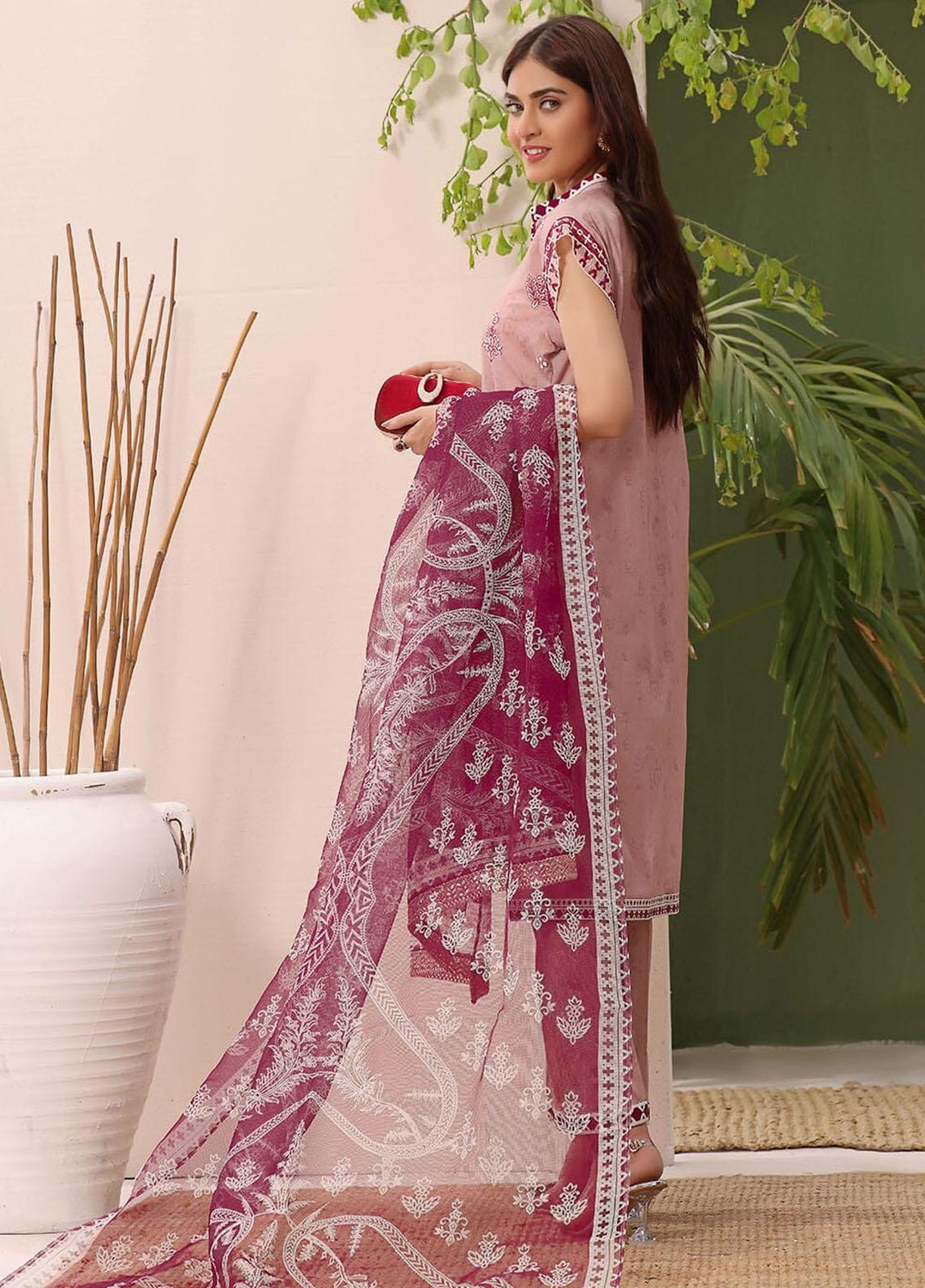 Ainy By Khas Embroidered Lawn Suits Unstitched 3 Piece KHS23AN3 KCNE-1944 - Summer Collection