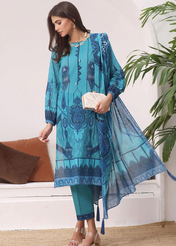 Ainy By Khas Printed Lawn Suits Unstitched 3 Piece KHS23AN3 KLA-1951 - Summer Collection