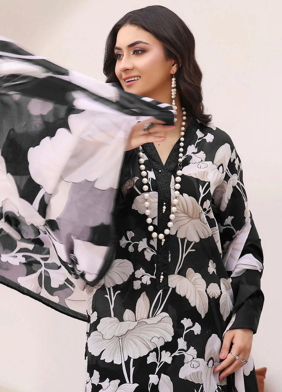 Ainy By Khas Printed Lawn Suits Unstitched 3 Piece KHS23AN3 KLA-1953 - Summer Collection