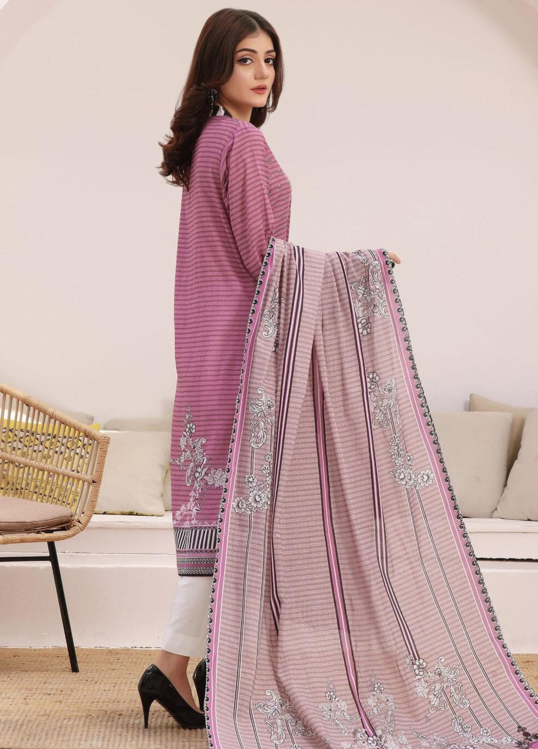 Ainy By Khas Printed Lawn Suits Unstitched 3 Piece KHS23AN3 KLA-1955 - Summer Collection
