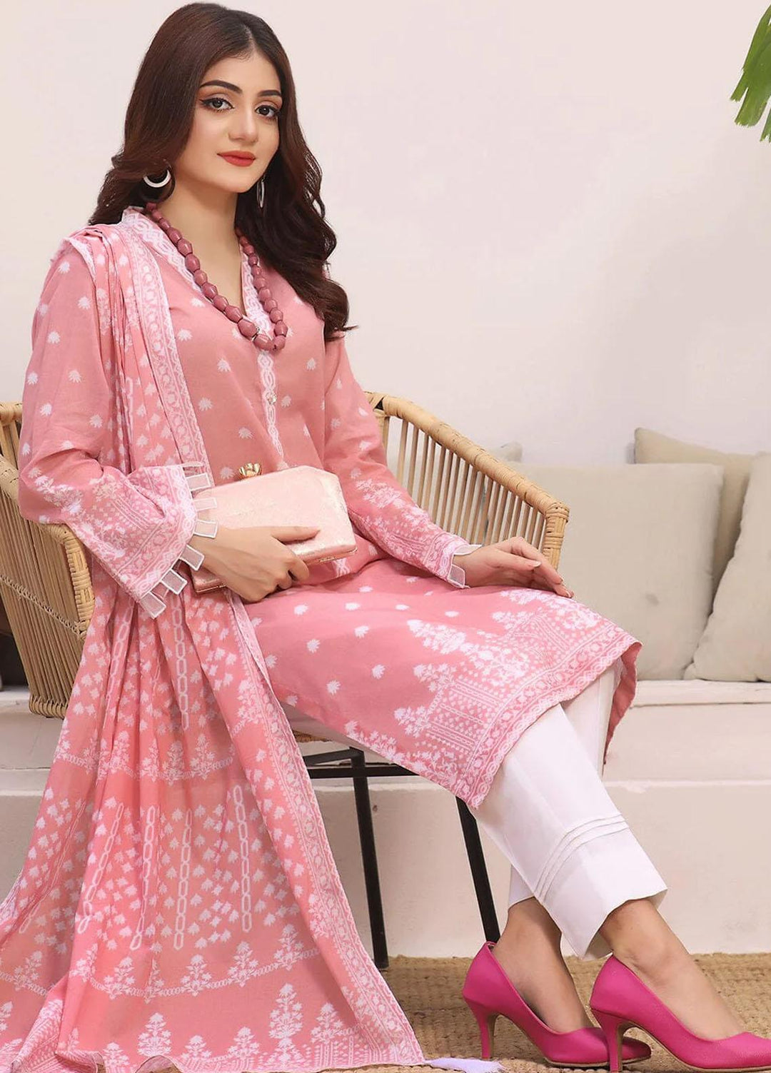 Ainy By Khas Printed Lawn Suits Unstitched 3 Piece KHS23AN3 KLA-1956 - Summer Collection