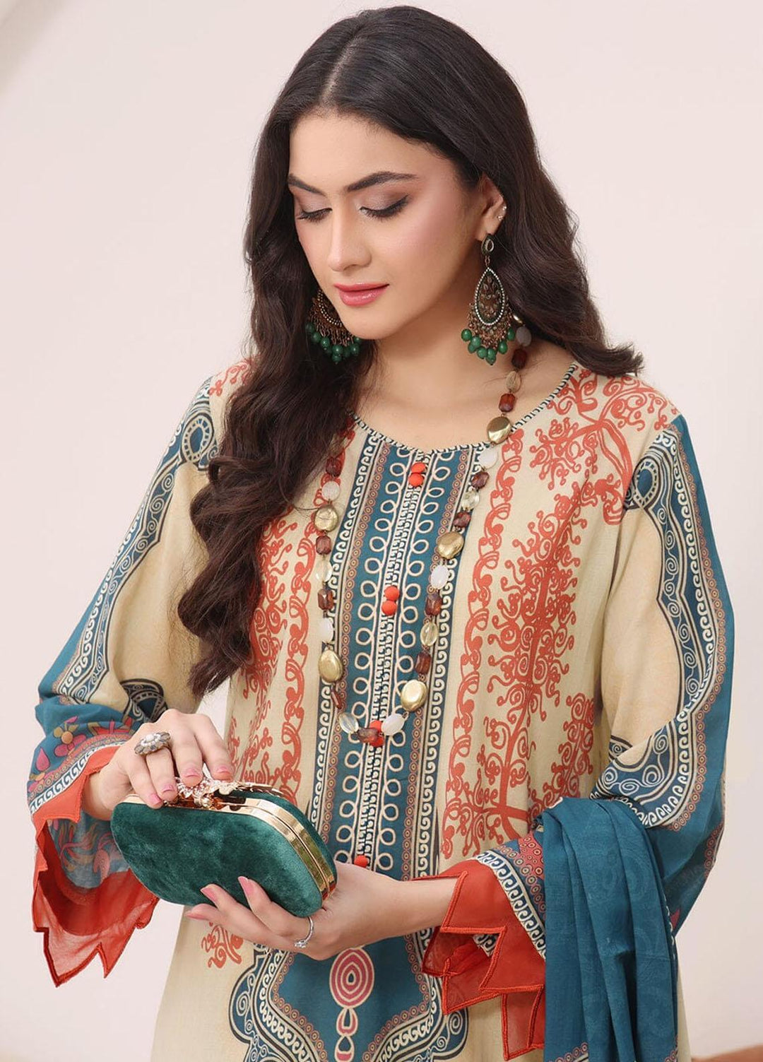 Ainy By Khas Printed Lawn Suits Unstitched 3 Piece KHS23AN3 KLA-1962 - Summer Collection