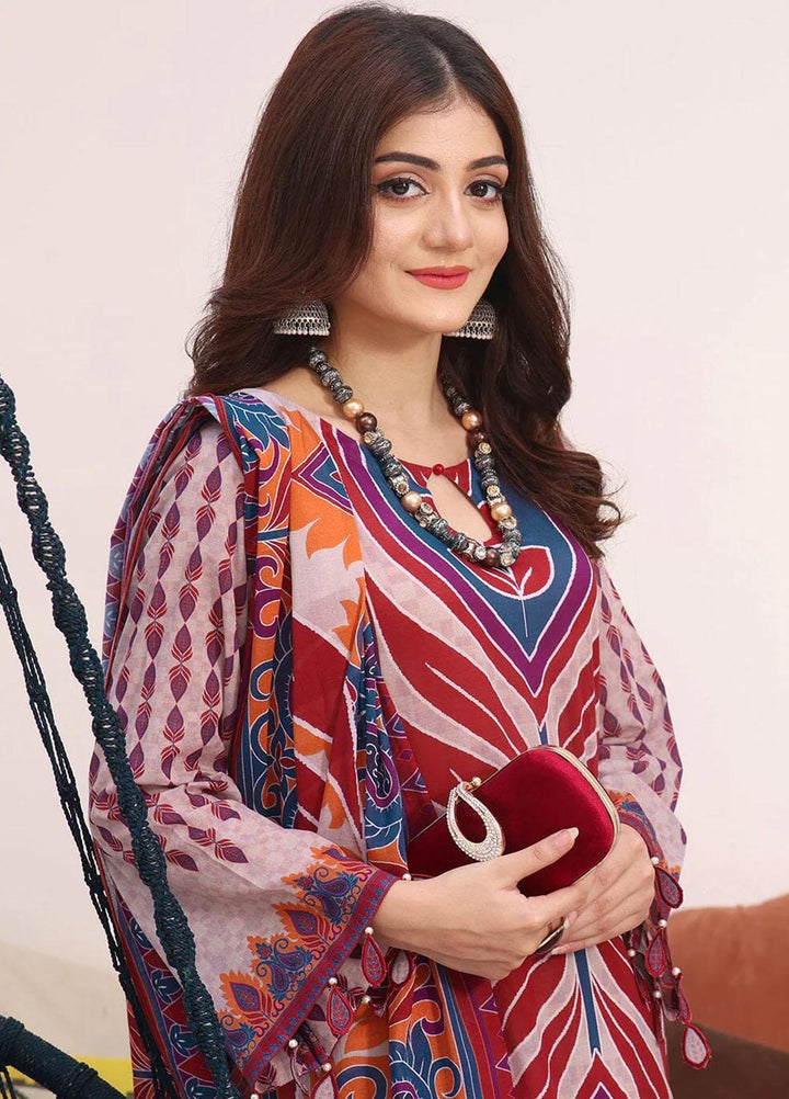 Ainy By Khas Printed Lawn Suits Unstitched 3 Piece KHS23AN3 KLA-1964 - Summer Collection