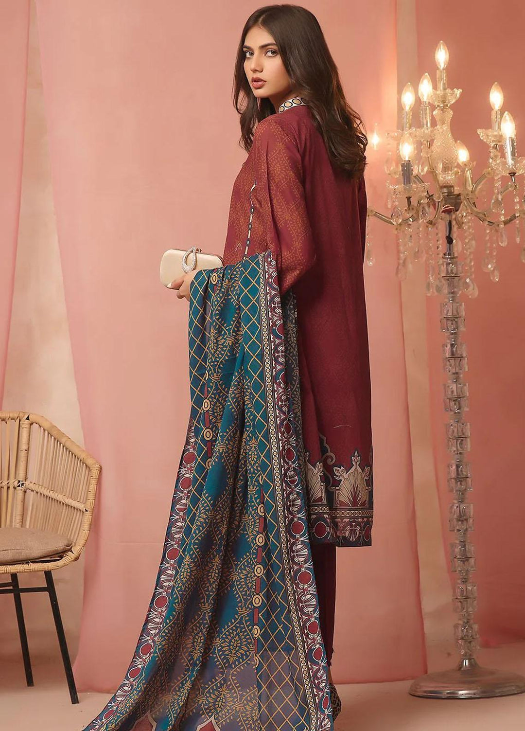 Ainy By Khas Embroidered Lawn Suits Unstitched 3 Piece KHS23AN3 KL-1972 - Summer Collection