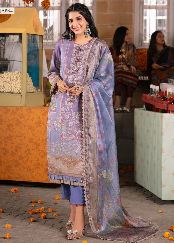 Aira by Asim Jofa Embroidered Dobby Suits Unstitched 3 Piece AJ24AS AJAR-05 - Summer Collection
