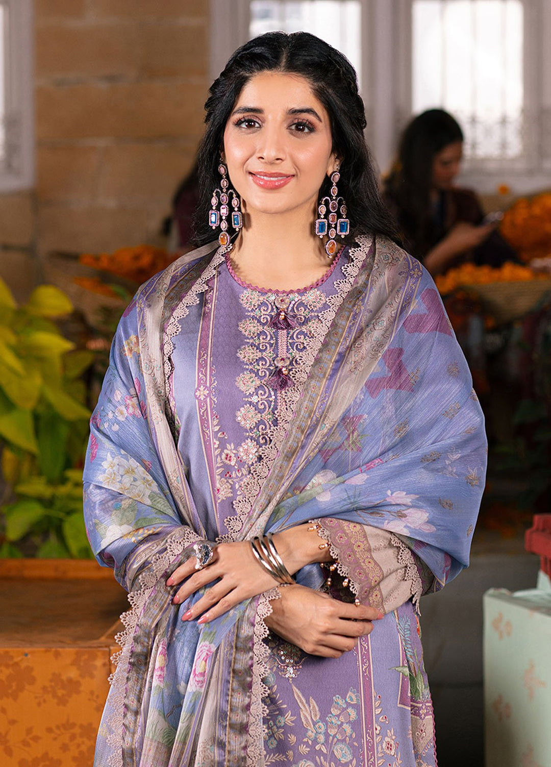 Aira by Asim Jofa Embroidered Dobby Suits Unstitched 3 Piece AJ24AS AJAR-05 - Summer Collection