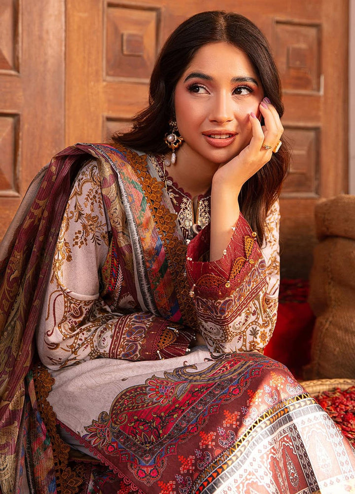 Aira by Asim Jofa Embroidered Dobby Suits Unstitched 3 Piece AJ24AS AJAR-06 - Summer Collection