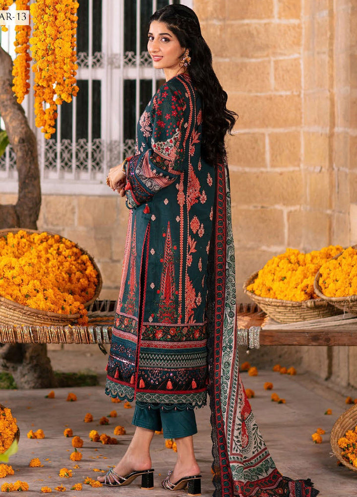 Aira by Asim Jofa Embroidered Dobby Suits Unstitched 3 Piece AJ24AS AJAR-13 - Summer Collection