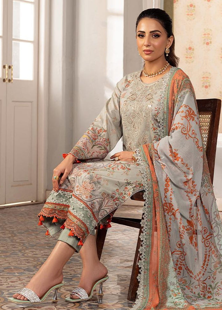 Aira by Asim Jofa Embroidered Jacquard Suits Unstitched 3 Piece AJ24AS AJAR-02 - Summer Collection