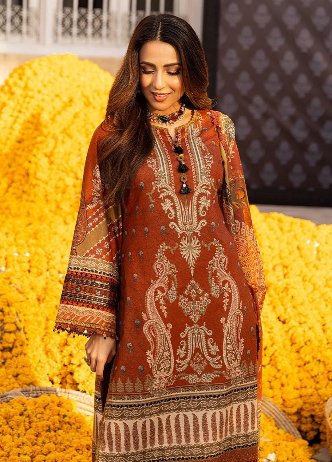Aira by Asim Jofa Embroidered Jacquard Suits Unstitched 3 Piece AJ24AS AJAR-03 - Summer Collection