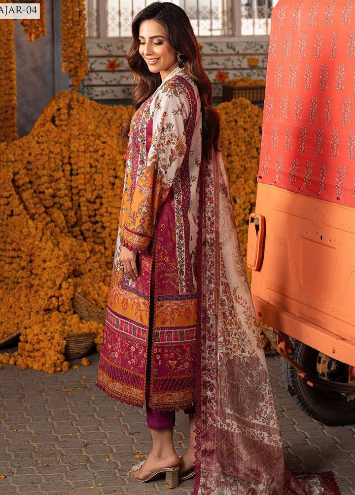 Aira by Asim Jofa Embroidered Jacquard Suits Unstitched 3 Piece AJ24AS AJAR-04 - Summer Collection