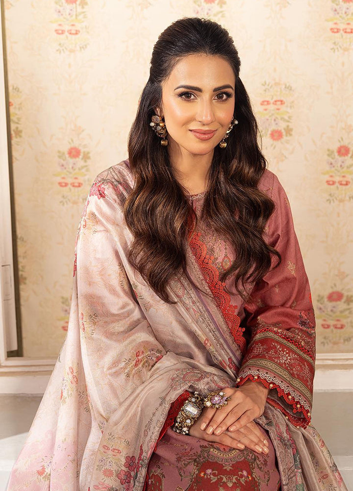 Aira by Asim Jofa Embroidered Jacquard Suits Unstitched 3 Piece AJ24AS AJAR-08 - Summer Collection