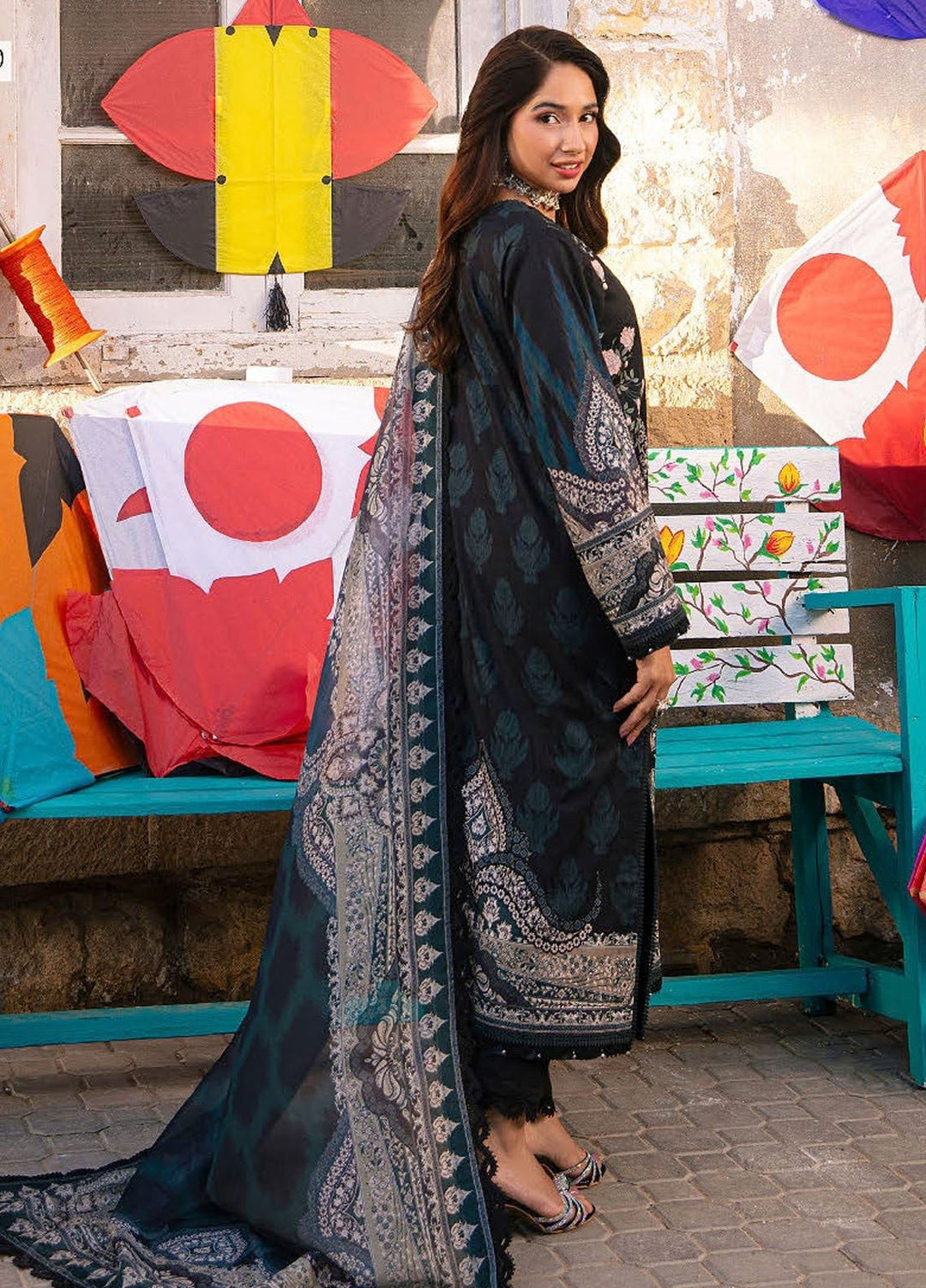 Aira by Asim Jofa Embroidered Jacquard Suits Unstitched 3 Piece AJ24AS AJAR-10 - Summer Collection