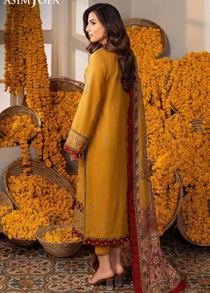 Aira by Asim Jofa Embroidered Jacquard Suits Unstitched 3 Piece AJ24AS AJAR-28 - Summer Collection