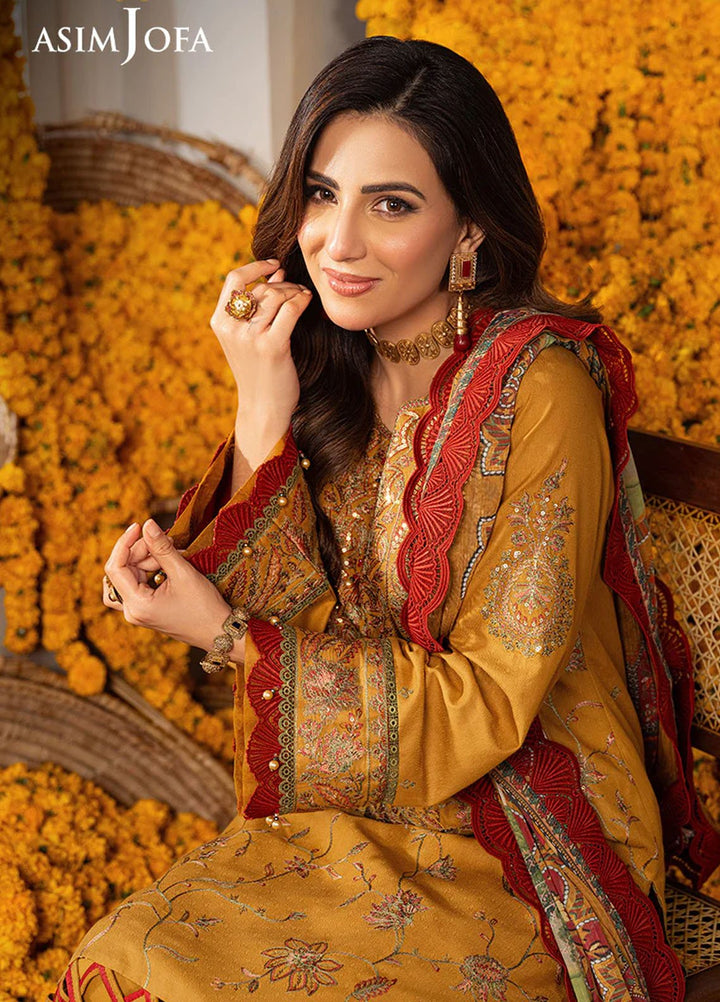 Aira by Asim Jofa Embroidered Jacquard Suits Unstitched 3 Piece AJ24AS AJAR-28 - Summer Collection
