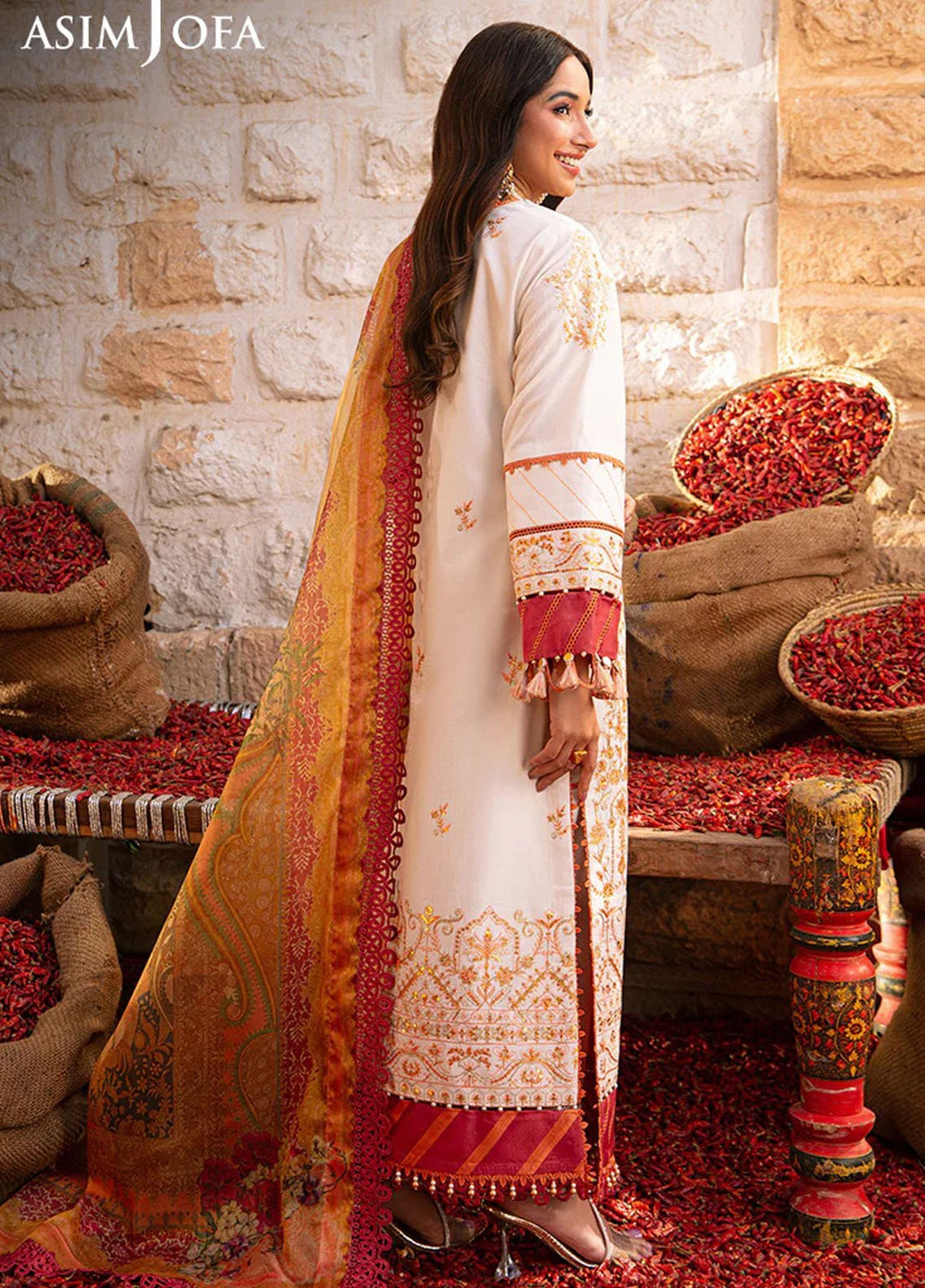 Aira by Asim Jofa Embroidered Jacquard Suits Unstitched 3 Piece AJ24AS AJAR-30 - Summer Collection