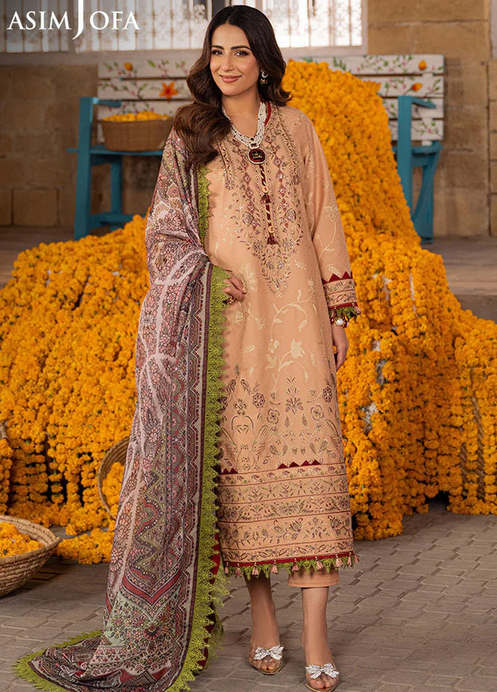 Aira by Asim Jofa Embroidered Jacquard Suits Unstitched 3 Piece AJ24AS AJAR-31 - Summer Collection