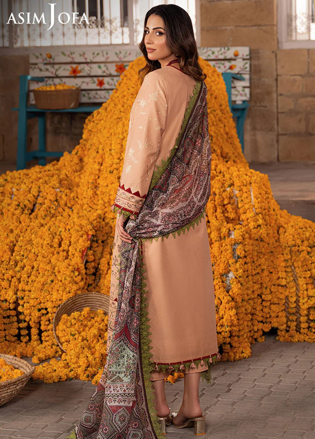 Aira by Asim Jofa Embroidered Jacquard Suits Unstitched 3 Piece AJ24AS AJAR-31 - Summer Collection