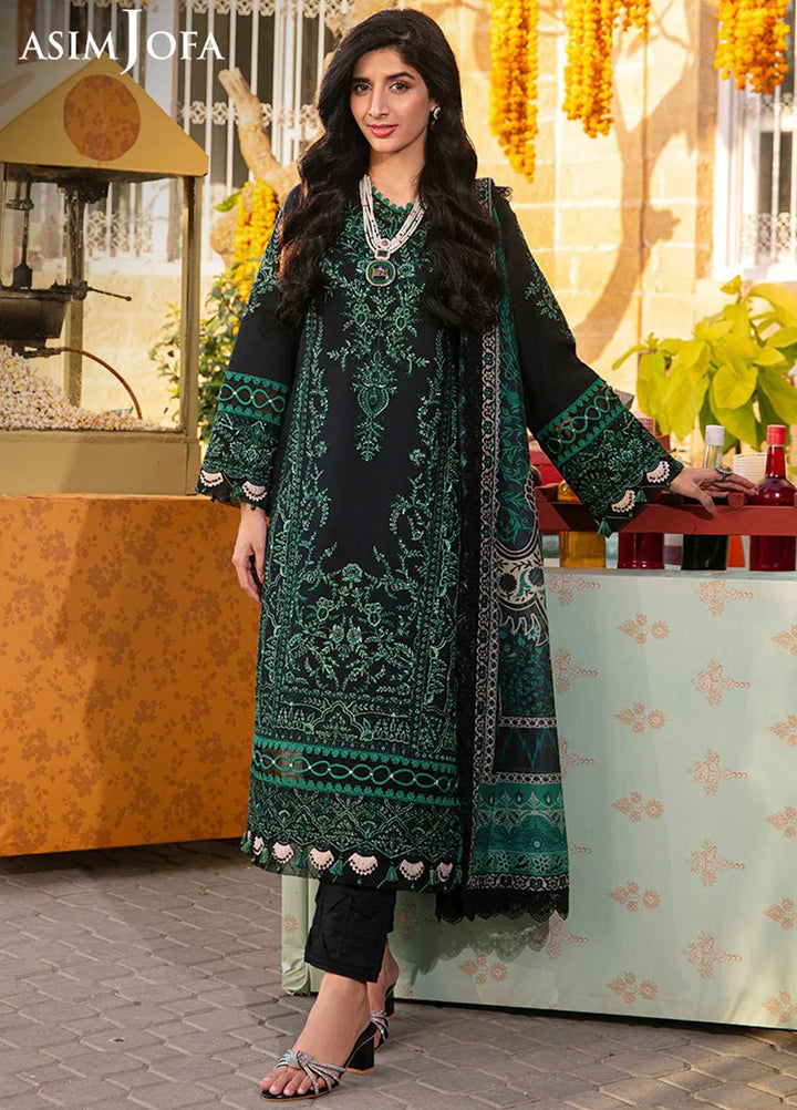 Aira by Asim Jofa Embroidered Jacquard Suits Unstitched 3 Piece AJ24AS AJAR-32 - Summer Collection
