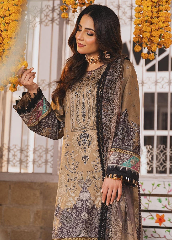 Aira by Asim Jofa Embroidered Lawn Suits Unstitched 3 Piece AJ24AS AJAR-16 - Summer Collection